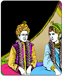 Prince Siddhattha and Princess Yasodhara