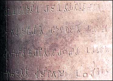 Asoka's Pillar inscription