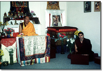 Lama Teaching.