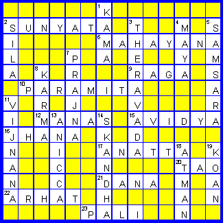 Xword Answers 1